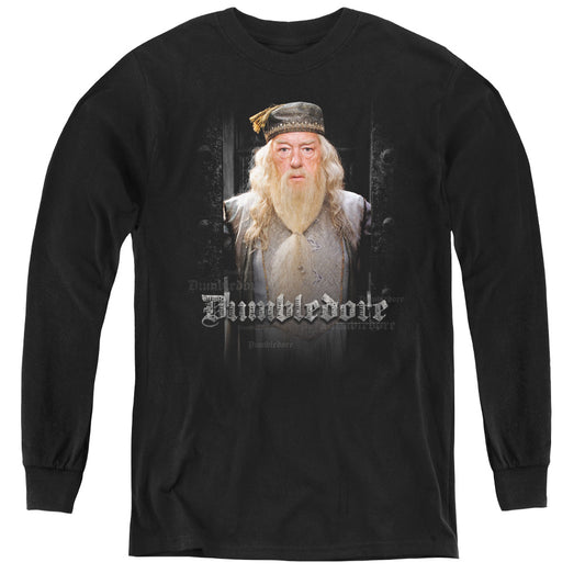 Harry Potter - Dumble Doors - Youth Long Sleeve Tee - Black