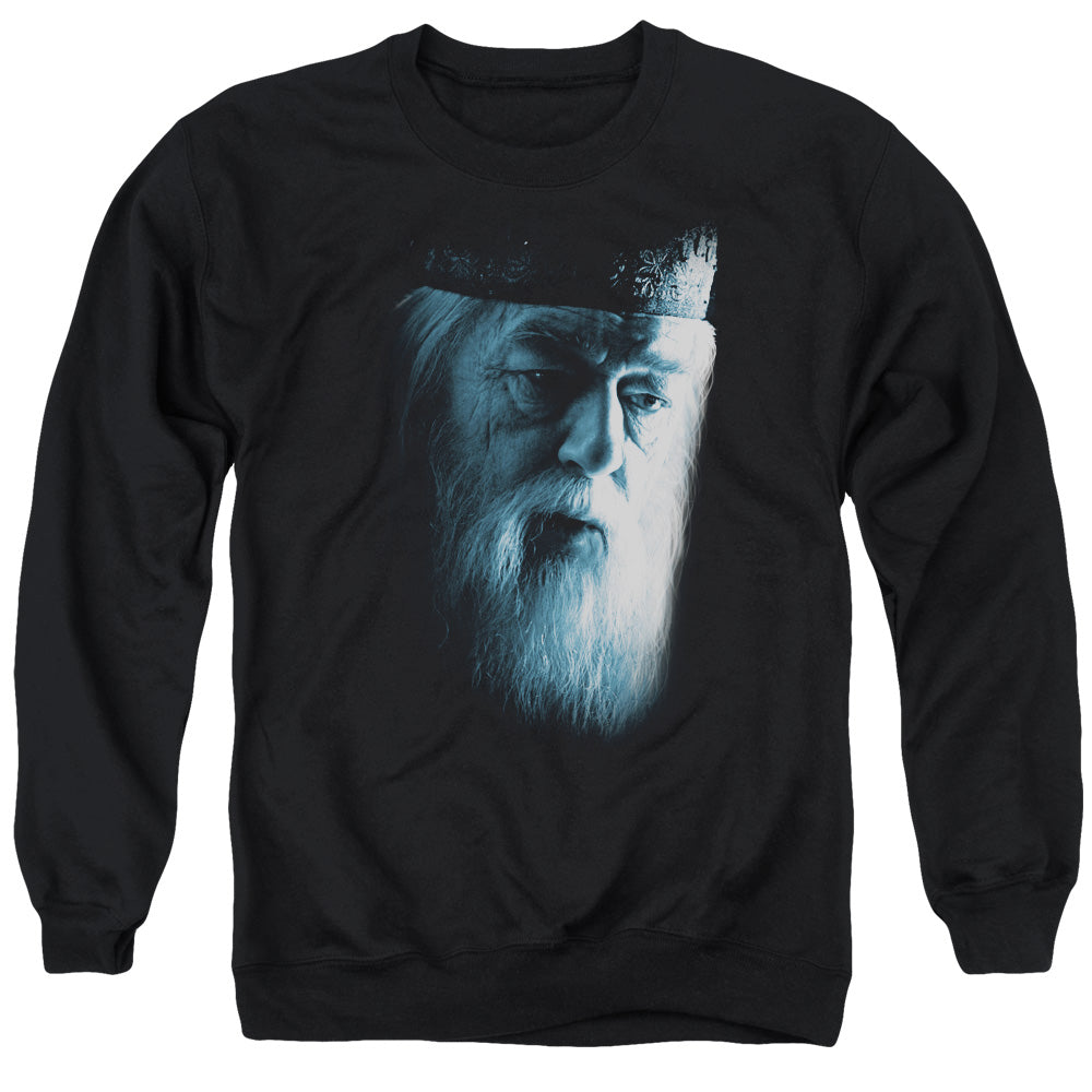 Harry Potter - Dumbledore Face - Adult Crewneck Sweatshirt - Black