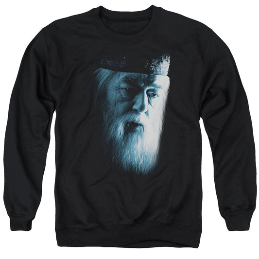 Harry Potter - Dumbledore Face - Adult Crewneck Sweatshirt - Black
