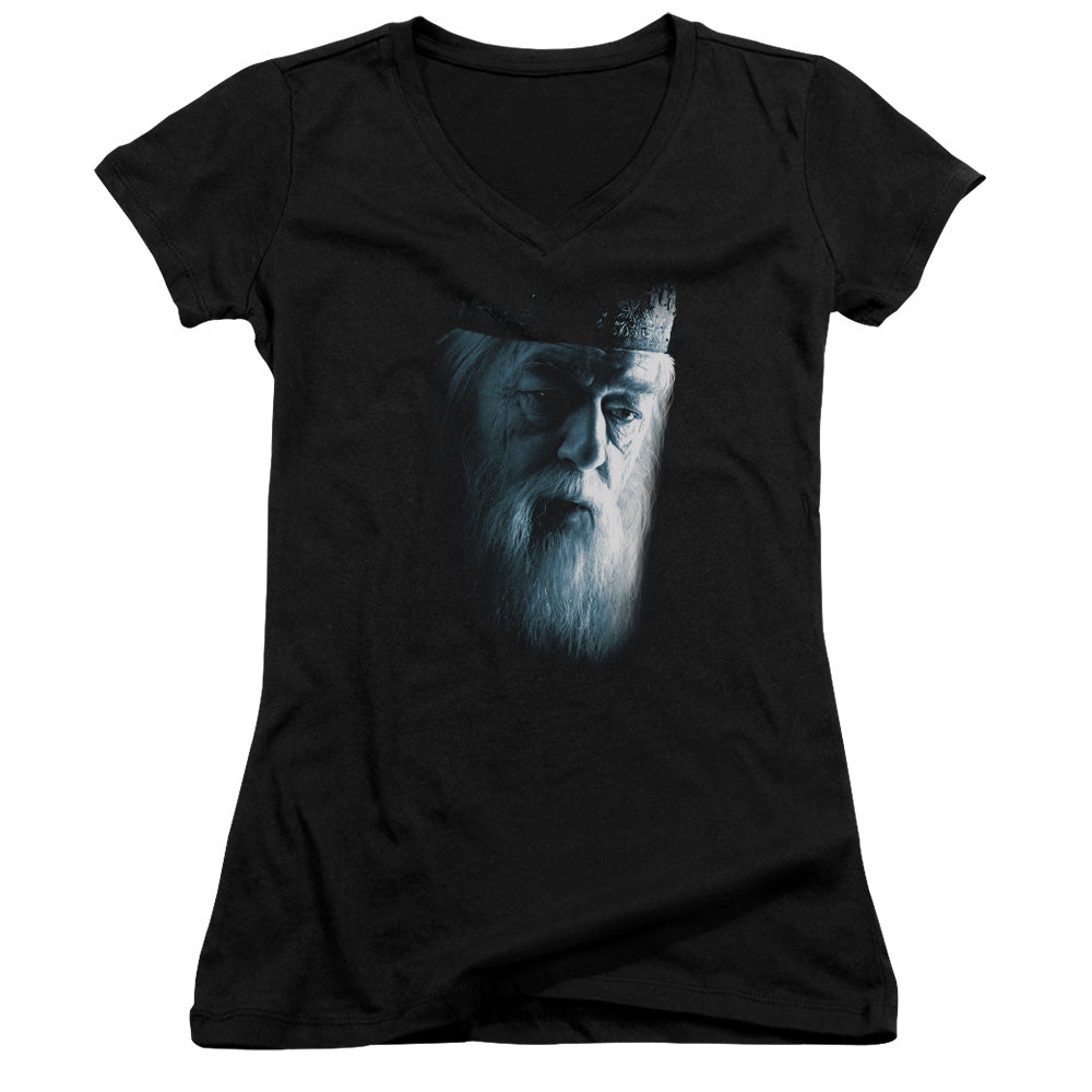 Harry Potter - Dumbledore Face-junior V-neck - Black