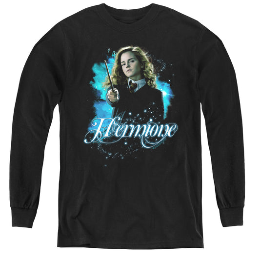 Harry Potter - Hermione Ready - Youth Long Sleeve Tee - Black