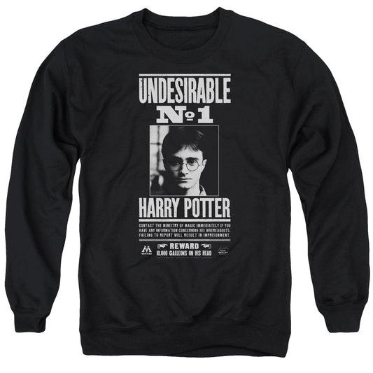 Harry Potter - Undesirable No 1 - Adult Crewneck Sweatshirt - Black