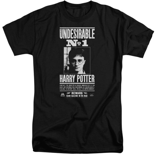 Harry Potter - Undesirable No 1 - Short Sleeve Adult Tall 18/1 - Black T-shirt