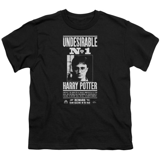 Harry Potter - Undesirable No 1 - Short Sleeve Youth 18/1 - Black T-shirt