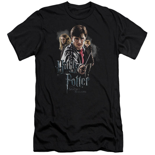 Harry Potter - Deathly Hollows Cast-hbo Short Sleeve Adult 30/1 - Black T-shirt
