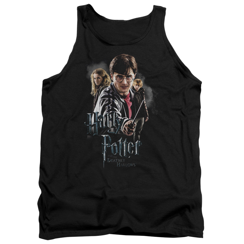 Harry Potter - Deathly Hollows Cast - Adult Tank - Black