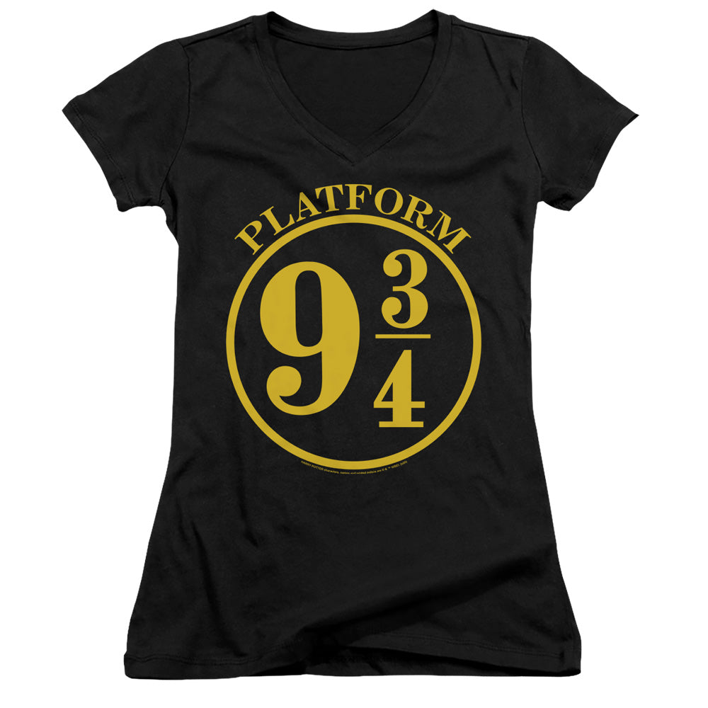Harry Potter - 9 3/4-junior V-neck - Black
