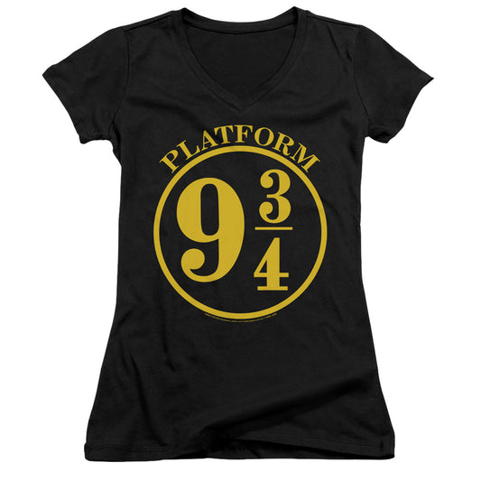 Harry Potter - 9 3/4-junior V-neck - Black