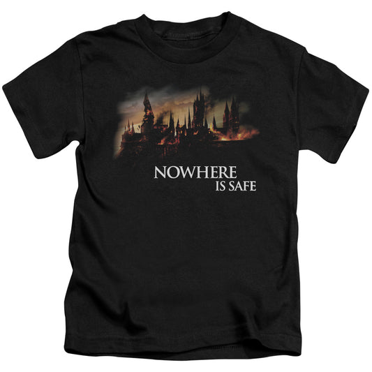 HARRY POTTER BURNING HOGWARTS-S/S T-Shirt