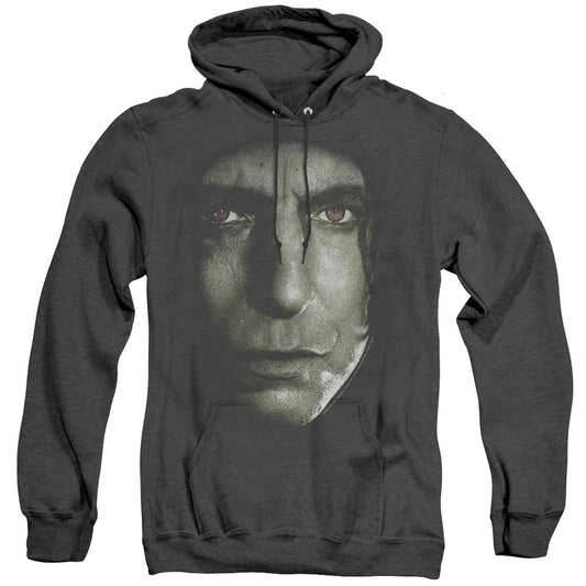 Harry Potter - Snape Head - Adult Heather Hoodie - Black