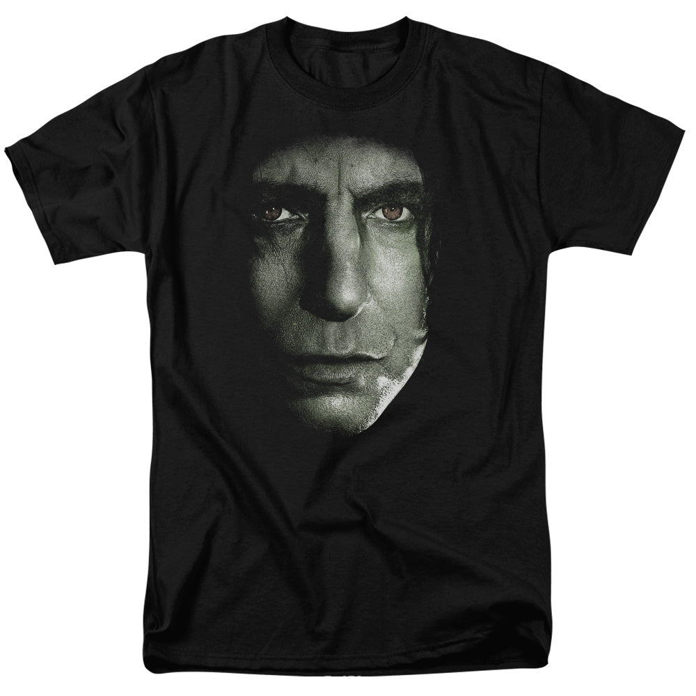 Harry Potter - Snape Head - Short Sleeve Adult 18/1 - Black T-shirt