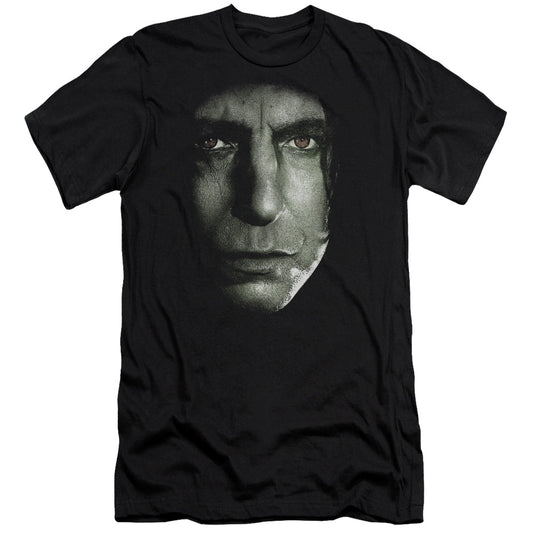 Harry Potter - Snape Head - Short Sleeve Adult 30/1 - Black T-shirt