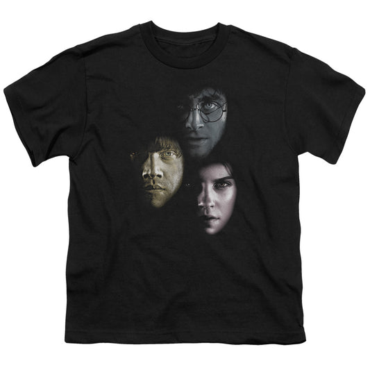 Harry Potter - Hero Heads - Short Sleeve Youth 18/1 - Black T-shirt