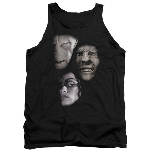 Harry Potter - Villian Heads - Adult Tank - Black