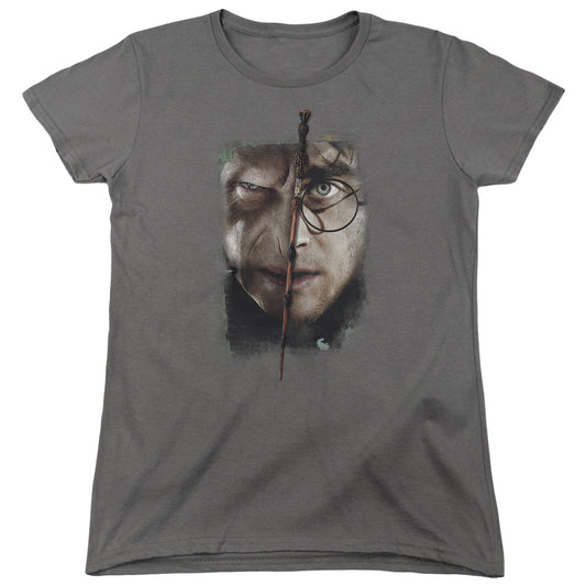 Harry Potter - It All Ends Here - Short Sleeve Womens Tee - Charcoal T-shirt