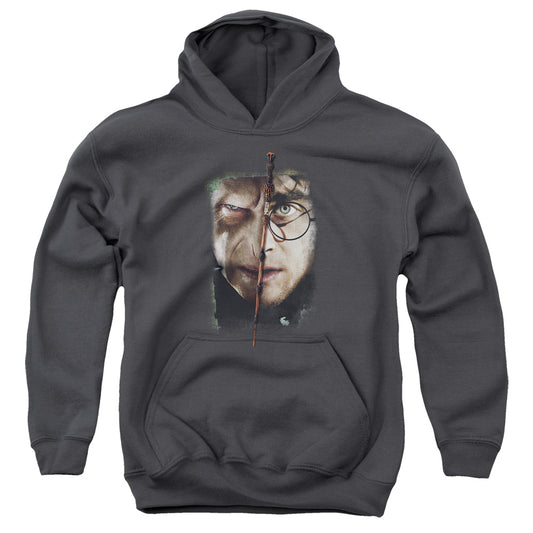 Harry Potter - It All Ends Here - Youth Pull-over Hoodie - Charcoal