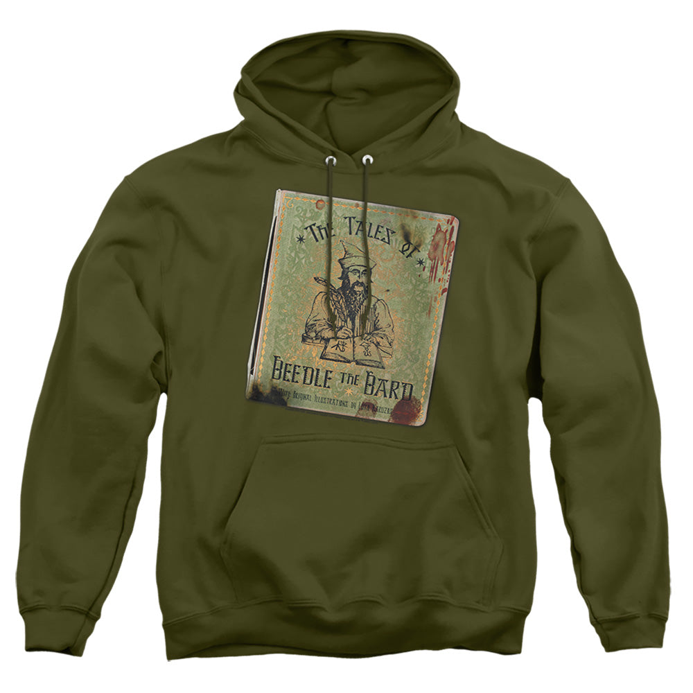 Harry Potter - Beedle The Bard - Adult Pull-over Hoodie - Military Green