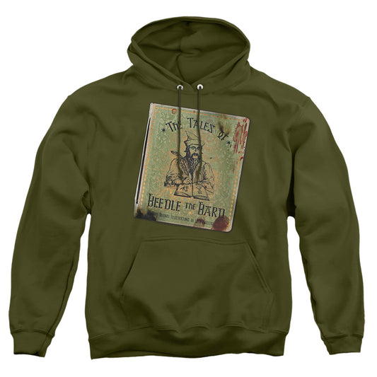 Harry Potter - Beedle The Bard - Adult Pull-over Hoodie - Military Green