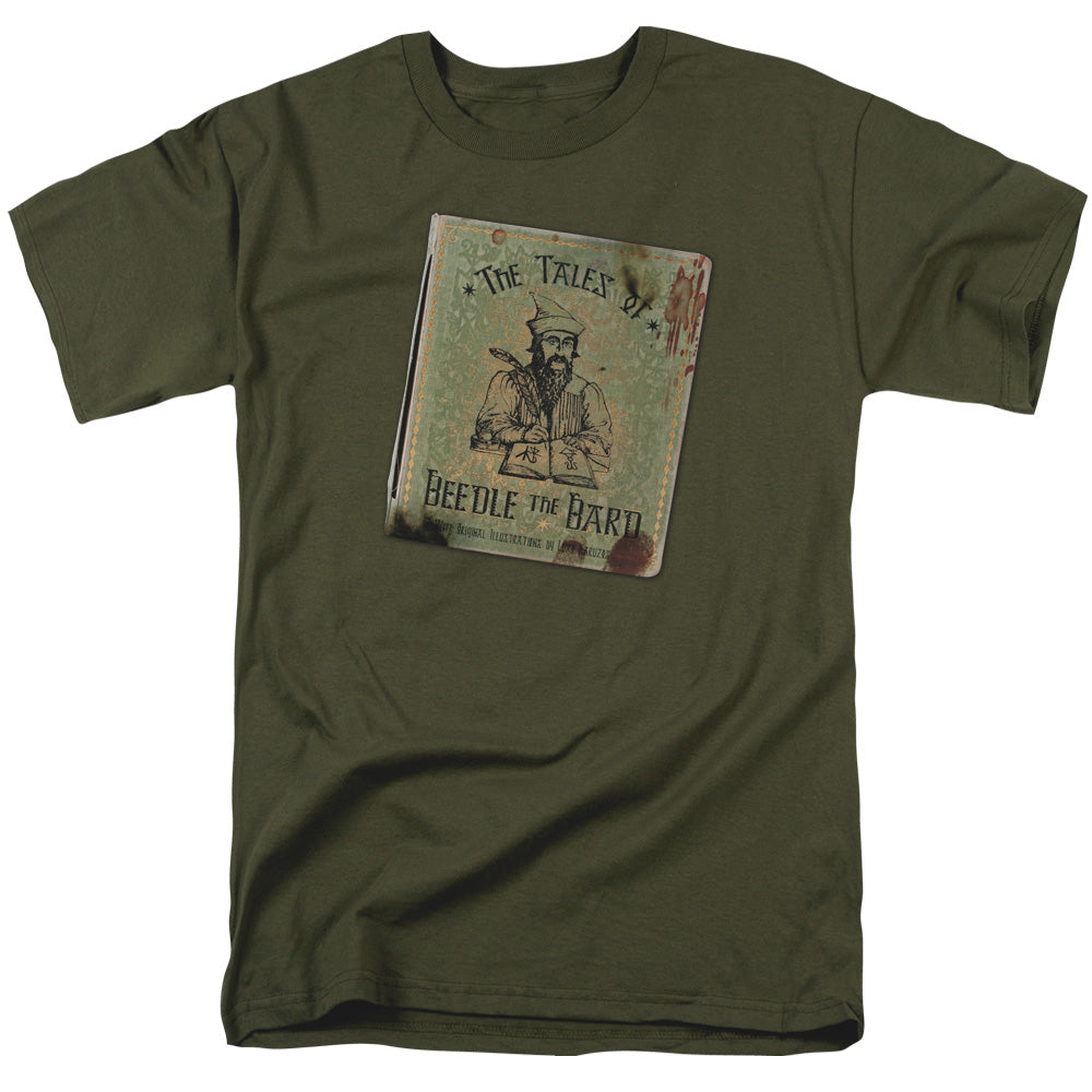 Harry Potter - Beedle The Bard - Short Sleeve Adult 18/1 - Military Green T-shirt