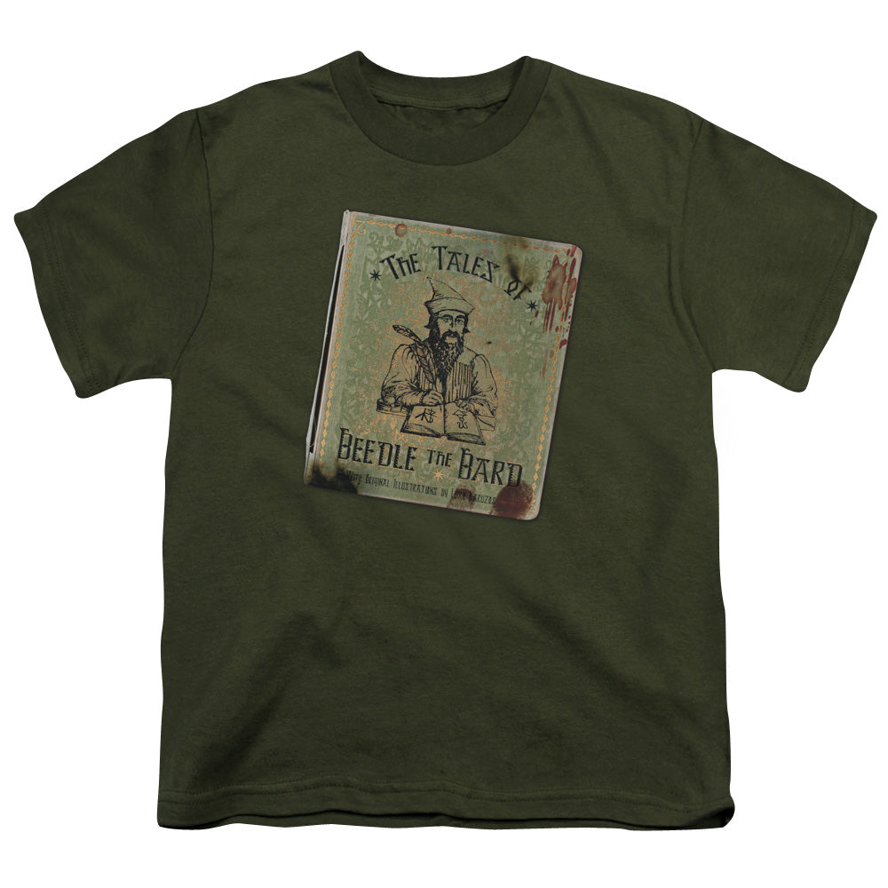 Harry Potter - Beedle The Bard - Short Sleeve Youth 18/1 - Military Green T-shirt