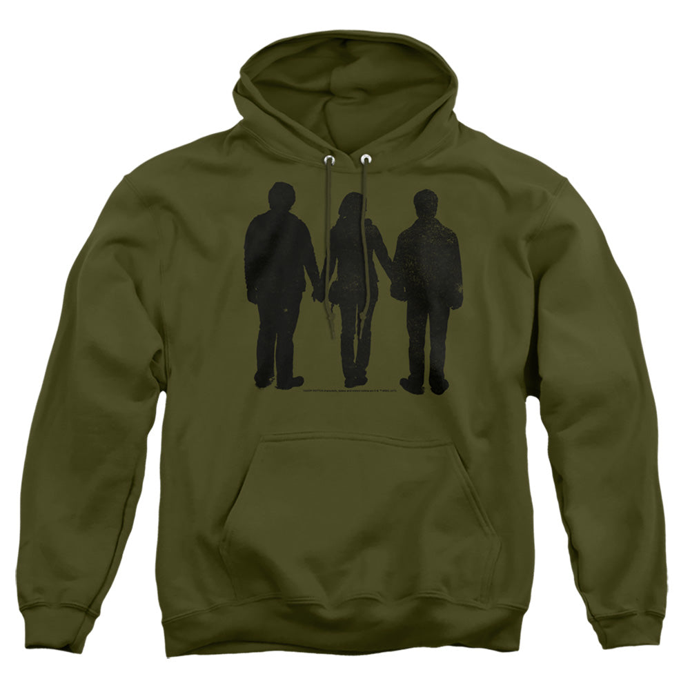 Harry Potter - Three Stand Alone - Adult Pull-over Hoodie - Military Green