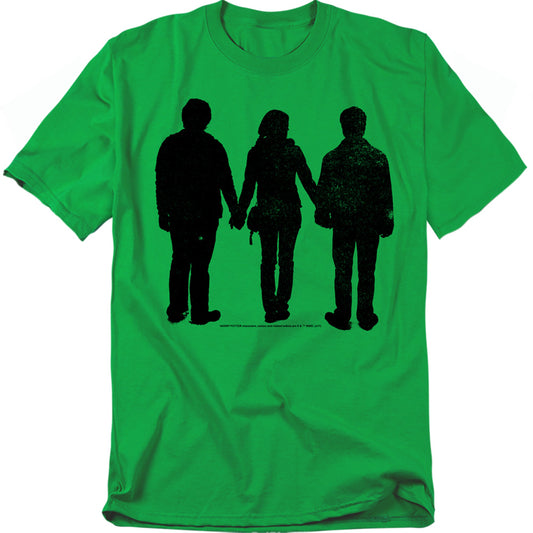 Harry Potter - Three Stand Alone - Short Sleeve Adult 18/1 - Military Green T-shirt