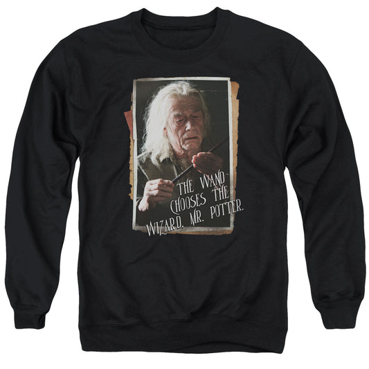 Harry Potter - Olivander - Adult Crewneck Sweatshirt - Black