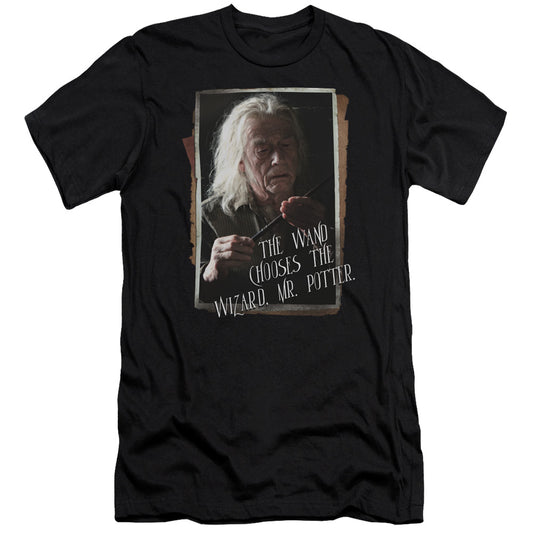 Harry Potter - Olivander-hbo Short Sleeve Adult 30/1 - Black T-shirt