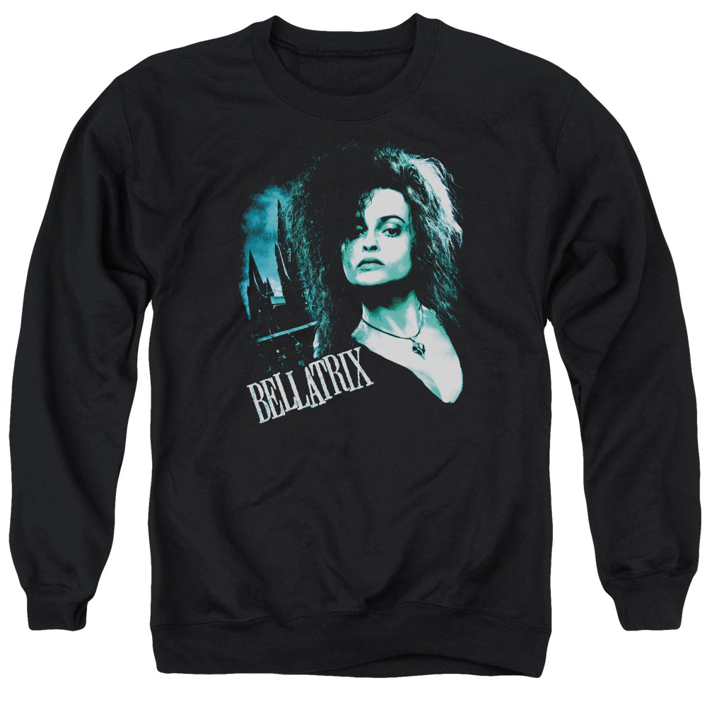 Harry Potter - Bellatrix Closeup - Adult Crewneck Sweatshirt - Black