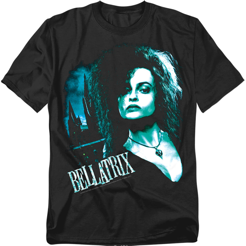 Harry Potter - Bellatrix Closeup - Short Sleeve Adult 18/1 - Black T-shirt