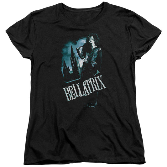 Harry Potter - Bellatrix Full Body - Short Sleeve Womens Tee - Black T-shirt