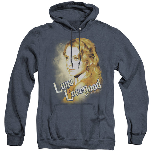 Harry Potter - Luna Closeup - Adult Heather Hoodie - Navy