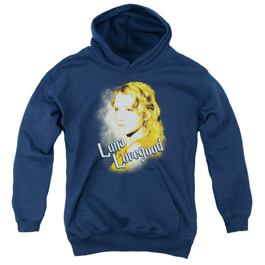 Harry Potter - Luna Closeup - Youth Pull-over Hoodie - Navy