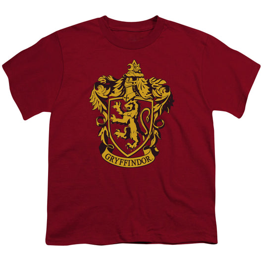 Harry Potter - Gryffindor Crest - Short Sleeve Youth 18/1 - Red T-shirt