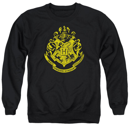 Harry Potter - Hogwarts Crest - Adult Crewneck Sweatshirt - Black