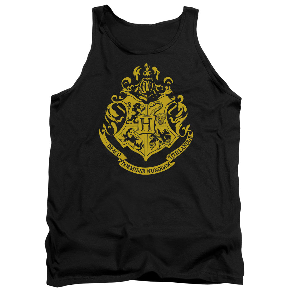 Harry Potter - Hogwarts Crest - Adult Tank - Black