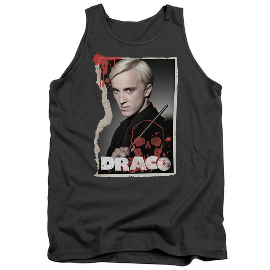 Harry Potter - Draco Frame - Adult Tank - Charcoal