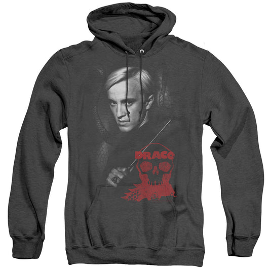 Harry Potter - Draco Portrait - Adult Heather Hoodie - Black