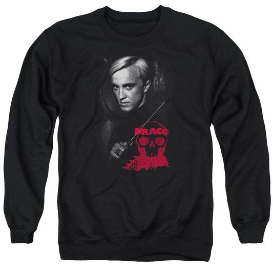 Harry Potter - Draco Portrait - Adult Crewneck Sweatshirt - Black