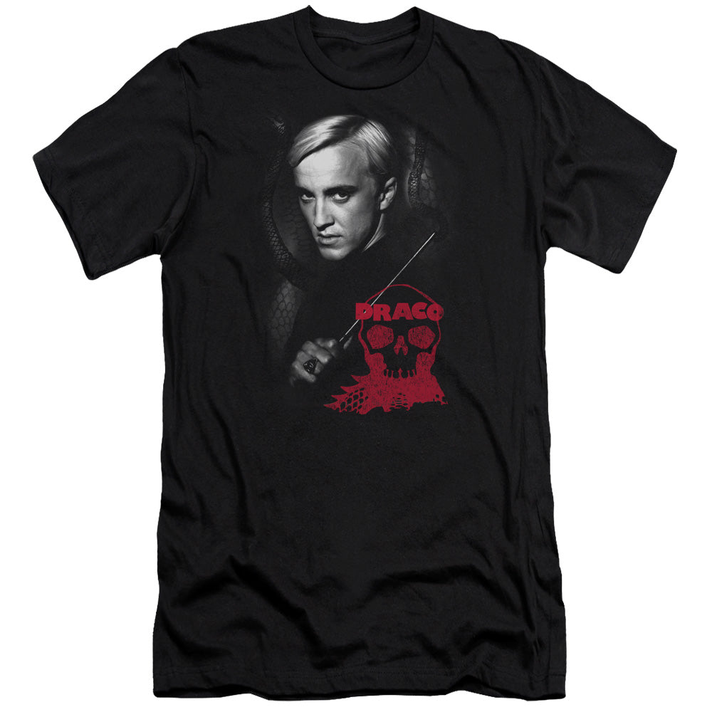 Harry Potter - Draco Portrait - Short Sleeve Adult 30/1 - Black T-shirt
