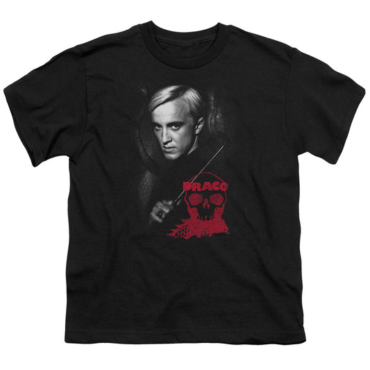 Harry Potter - Draco Portrait - Short Sleeve Youth 18/1 - Black T-shirt
