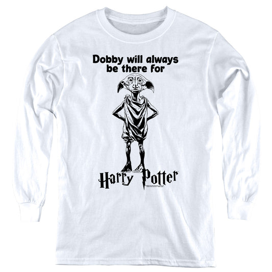 Harry Potter - Always Be There - Youth Long Sleeve Tee - White