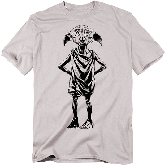 Harry Potter - Dobby - Short Sleeve Adult 18/1 - Silver T-shirt