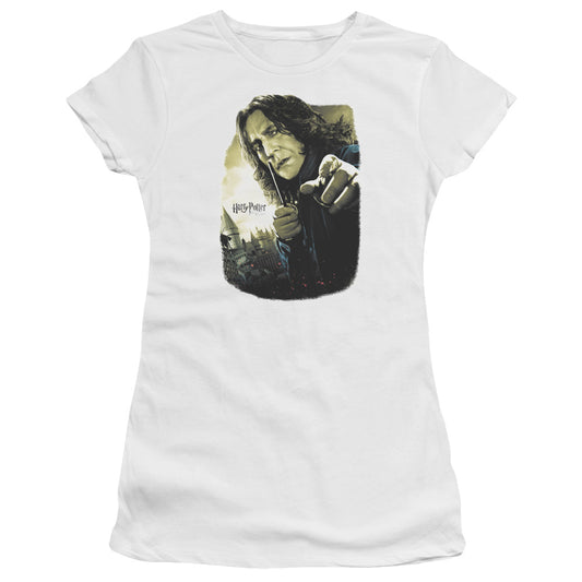 Harry Potter - Snape Poster - Short Sleeve Junior Sheer - White T-shirt