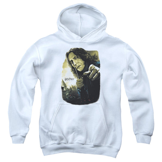 Harry Potter - Snape Poster - Youth Pull-over Hoodie - White