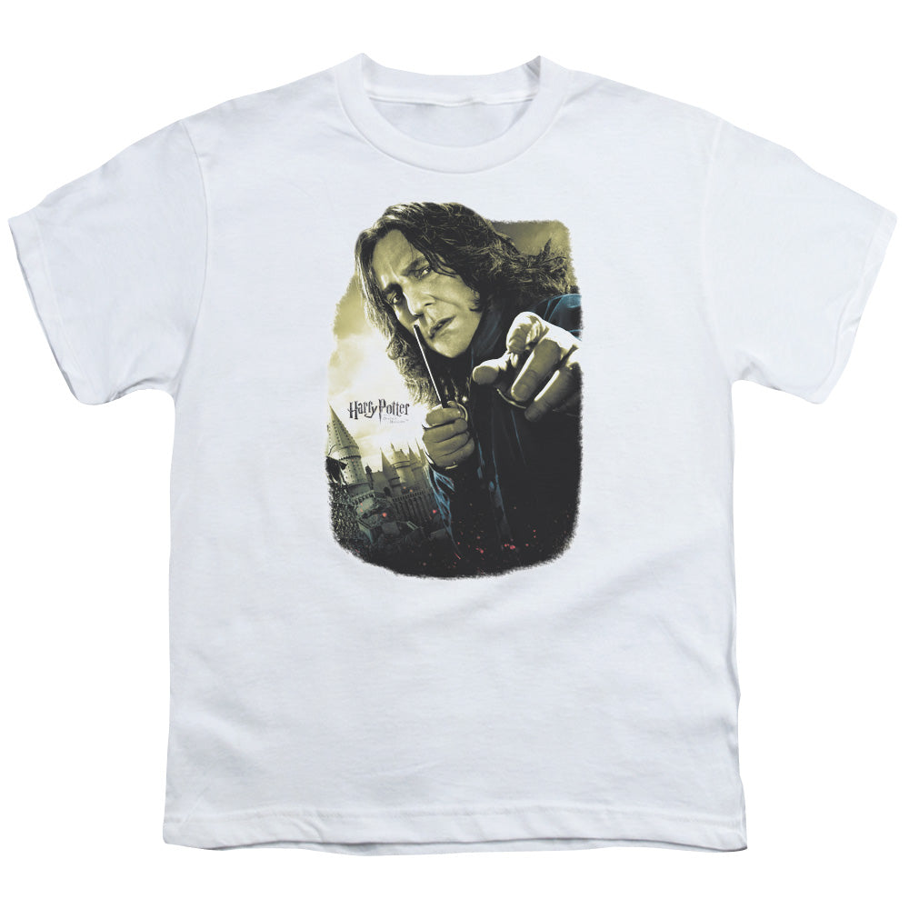 Harry Potter - Snape Poster - Short Sleeve Youth 18/1 - White T-shirt