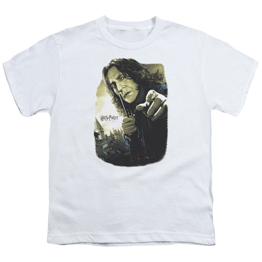 Harry Potter - Snape Poster - Short Sleeve Youth 18/1 - White T-shirt