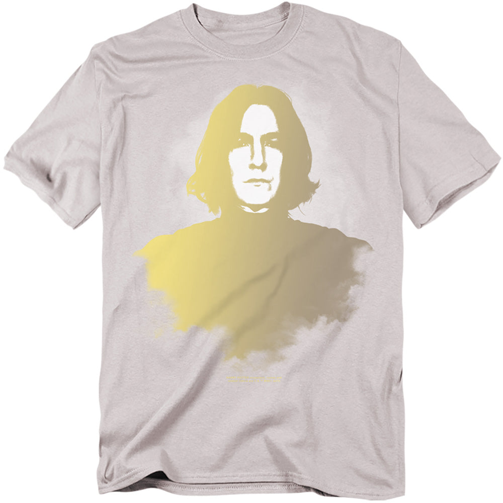 Harry Potter - Snape Fade - Short Sleeve Adult 18/1 - Silver T-shirt