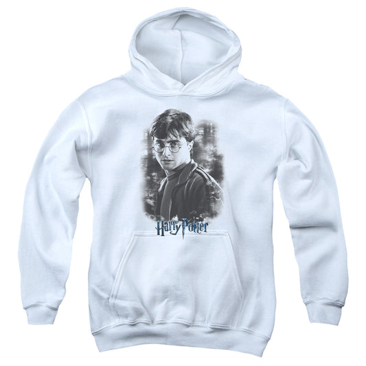 Harry Potter - Harry In The Woods - Youth Pull-over Hoodie - White