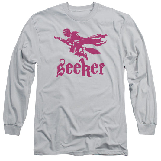 Harry Potter - Seeker - Long Sleeve Adult 18/1 - Silver T-shirt